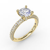 18Kt Yellow Gold Bridal Engagement Rings