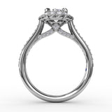 14Kt White Gold Bridal Engagement Rings