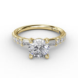 18Kt Yellow Gold Bridal Engagement Rings