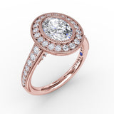 14Kt Rose Gold Bridal Engagement Rings