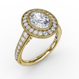 14Kt Yellow Gold Bridal Engagement Rings