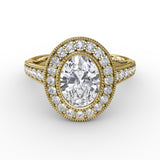 14Kt Yellow Gold Bridal Engagement Rings