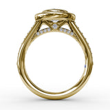 14Kt Yellow Gold Bridal Engagement Rings