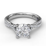 18Kt White Gold Bridal Engagement Rings