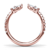 14Kt Rose Gold Diamond Fashion Rings