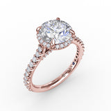 18Kt Rose Gold Bridal Engagement Rings