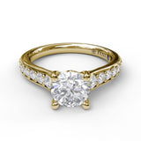 18Kt Yellow Gold Bridal Engagement Rings