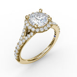 18Kt Yellow Gold Bridal Engagement Rings