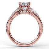 14Kt Rose Gold Bridal Engagement Rings