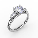 18Kt White Gold Bridal Engagement Rings