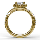 18Kt Yellow Gold Bridal Engagement Rings