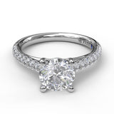 18Kt White Gold Bridal Engagement Rings