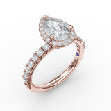 14Kt Rose Gold Bridal Engagement Rings