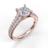 14Kt Rose Gold Bridal Engagement Rings