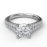 14Kt White Gold Bridal Engagement Rings