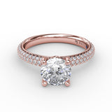 14Kt Rose Gold Bridal Engagement Rings