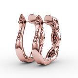 14Kt Rose Gold Color Fashion Earrings