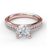 18Kt Rose Gold Bridal Engagement Rings