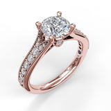 18Kt Rose Gold Bridal Engagement Rings