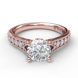 18Kt Rose Gold Bridal Engagement Rings