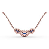 14Kt Rose Gold  Color Fashion Pendants