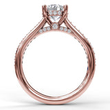 18Kt Rose Gold Bridal Engagement Rings