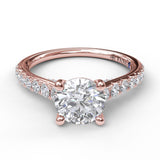 18Kt Rose Gold Bridal Engagement Rings
