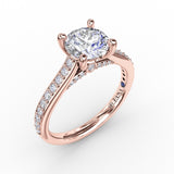 18Kt Rose Gold Bridal Engagement Rings