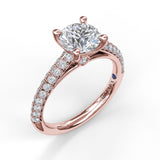 14Kt Rose Gold Bridal Engagement Rings