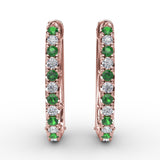 14Kt Rose Gold Color Fashion Earrings