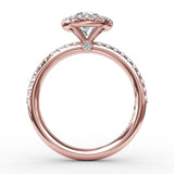 18Kt Rose Gold Bridal Engagement Rings