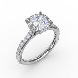 14Kt White Gold Bridal Engagement Rings