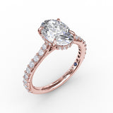 14Kt Rose Gold Bridal Engagement Rings