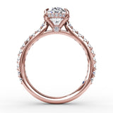 14Kt Rose Gold Bridal Engagement Rings