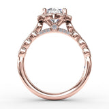 18Kt Rose Gold Bridal Engagement Rings