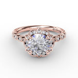 18Kt Rose Gold Bridal Engagement Rings