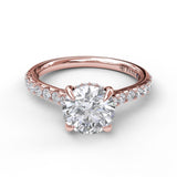 14Kt Rose Gold Bridal Engagement Rings