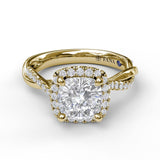 14Kt Yellow Gold Bridal Engagement Rings