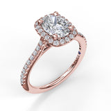 14Kt Rose Gold Bridal Engagement Rings