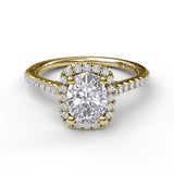 14Kt Yellow Gold Bridal Engagement Rings
