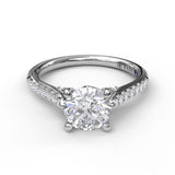 18Kt White Gold Bridal Engagement Rings