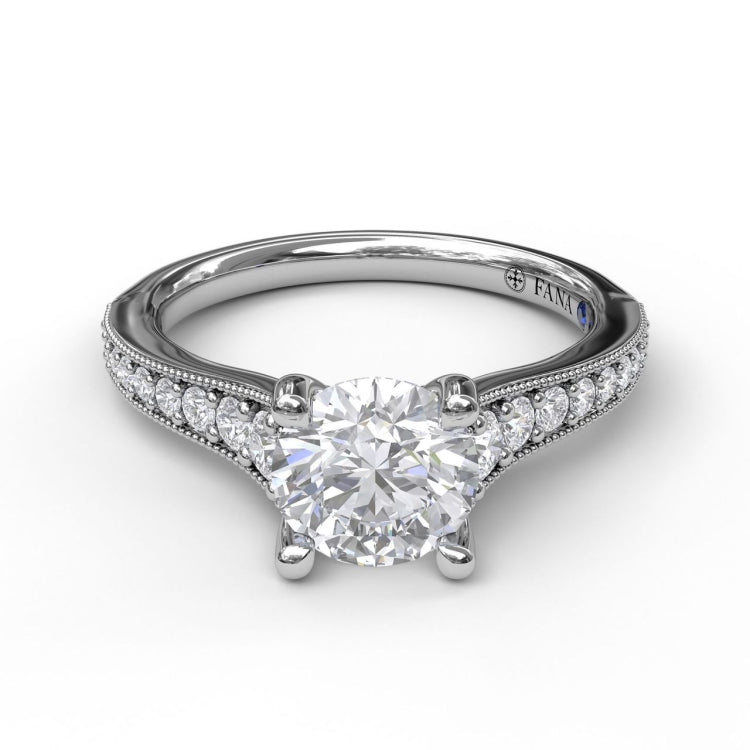 Idylle Blossom Two-Row Ring, White Gold and Diamonds - Categories Q9N44G