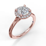 18Kt Rose Gold Bridal Engagement Rings