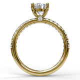 18Kt Yellow Gold Bridal Engagement Rings