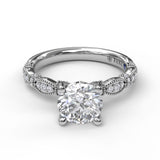 18Kt White Gold Bridal Engagement Rings