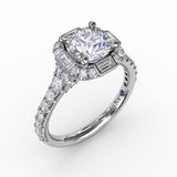 14Kt White Gold Bridal Engagement Rings