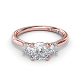 18Kt Rose Gold Bridal Engagement Rings