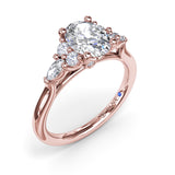 18Kt Rose Gold Bridal  Engagement Rings