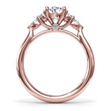 18Kt Rose Gold Bridal  Engagement Rings