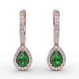 14Kt Rose Gold Color Fashion Earrings